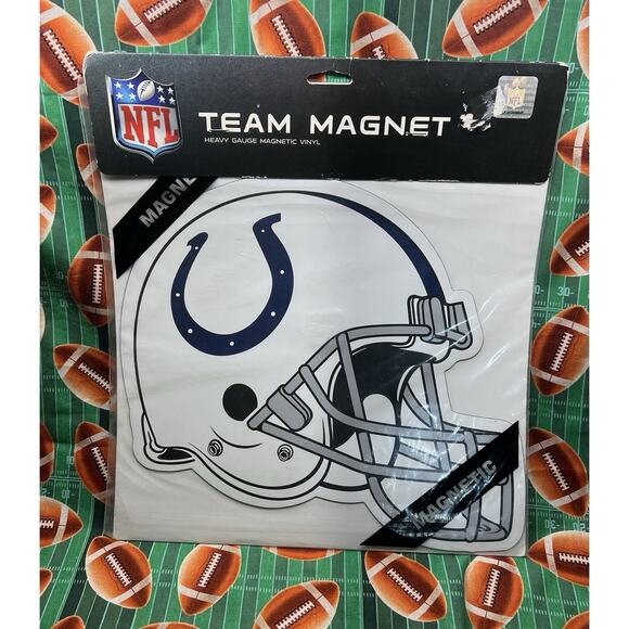 Indianapolis Colts Officially Licensed Helmet Magnet Made USA Heavy Gauge‎ Vinyl - Picture 1 of 3